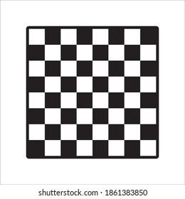 Chessboard Icon Vector Logo Template Illustration