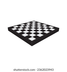 Chessboard icon vector simple design