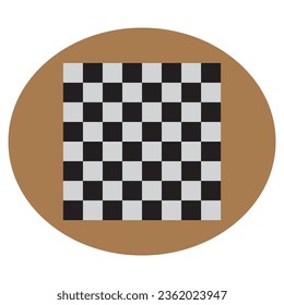 Chessboard icon vector simple design