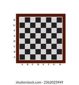 Chessboard icon vector simple design