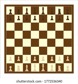 chessboard. illustration for web and mobile design.