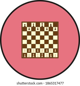 chessboard. illustration for web and mobile design.