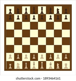 chessboard. illustration for web and mobile design.