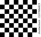 Chessboard pattern for chess with black and white checks. Checkerboard background for checkers. Square seamless texture of board. Seamless floor design. Vector EPS10.