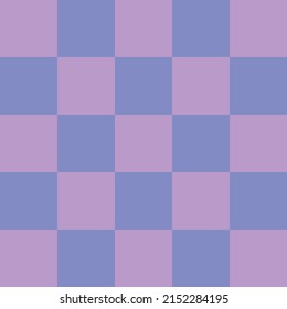 A chessboard pattern, purple and pink - changeable, seamless pattern, squares with lavender color, chess board minimal style, pattern illustration vector, suitable for poster and banner and web design
