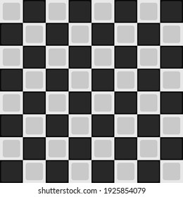 Chessboard pattern. Vector chess pattern. Black and white squares chessboard. 8x8 chess pattern.