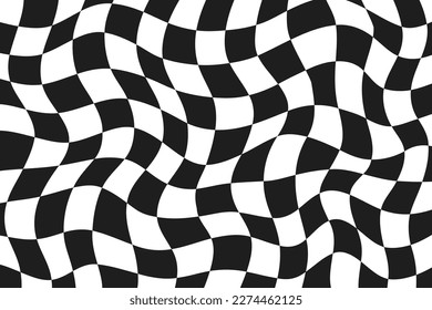 Cartón de ajedrez Estilo psicodélico de fondo de grooveja abstracta para uso como fondo, afiche, tapicería o cubierta