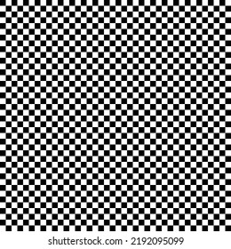 Schachbrett, Vektorhintergrund, Schachbrett, nahtloses Muster. einfarbiger, einfacher geometrischer schwarz-weißer Prüfer. Gittergrafik abwechselnd in quadratischer Form für Stoffdruck, Geschenkverpackung usw.