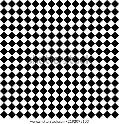 Chessboard vector background checkerboard seamless pattern. monochrome simple geometric black and white checker. lattice illustration alternating into square shape for fabric print, gift wrapping etc