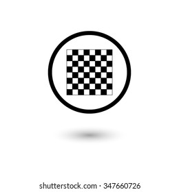 chessboard - vector icon