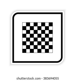 chessboard  - vector icon