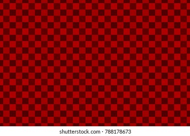 Chessboard vector pattern - red background