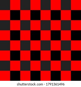 Chessboard vector red black abstract background textures pattern seamless illustration