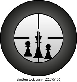 chessman in targeted by sniper