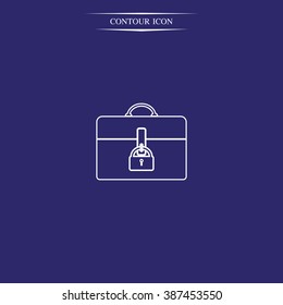Chest closed icon.