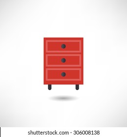 Chest of drawers icon