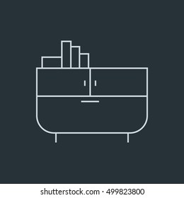 Chest of drawers icon
