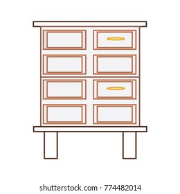 chest of drawers icon