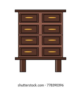 chest of drawers icon