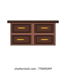 chest of drawers icon