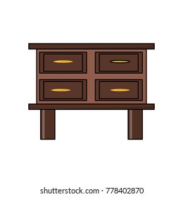 chest of drawers icon