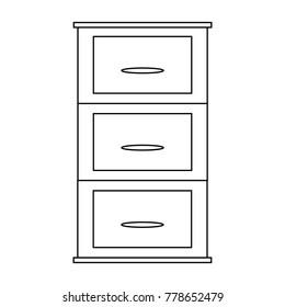 chest of drawers icon