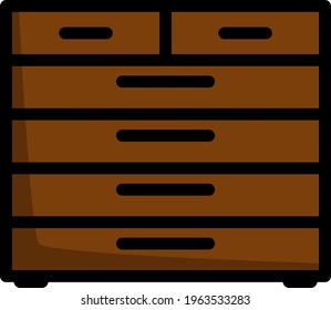 Icono De La Cabecera De Los Dibujantes. Contorno de negrita editable con diseño de relleno de color. Ilustración vectorial.
