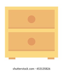 Chest of Drawers Vector Icon