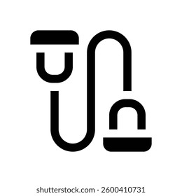 chest expander glyph icon. Strong and solid vector icon for websites, mobile interfaces, presentations, and visual branding. High quality and easy to edit.