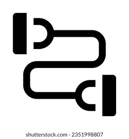 chest expander icon for your website, mobile, presentation, and logo design.