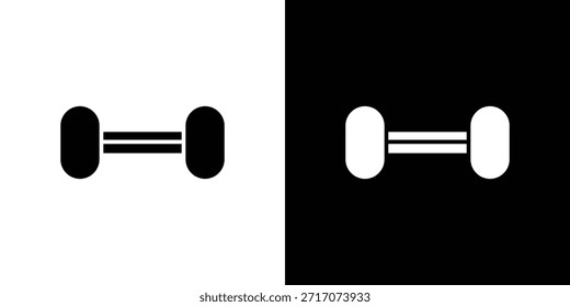Diseño de silueta de Vector de iconos de expansor de pecho. Ilustración de Diseño gráfico plano de Vector.