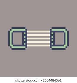 chest expander retro pixel art