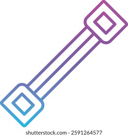 Chest Expander vector icon. Can be used for printing, mobile and web applications.