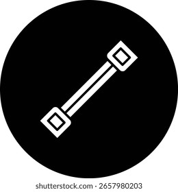 Chest Expander vector icon. Can be used for printing, mobile and web applications.