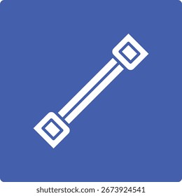 Icono de Vector del expansor de pecho. Se puede utilizar para aplicaciones de impresión, móviles y de Web.