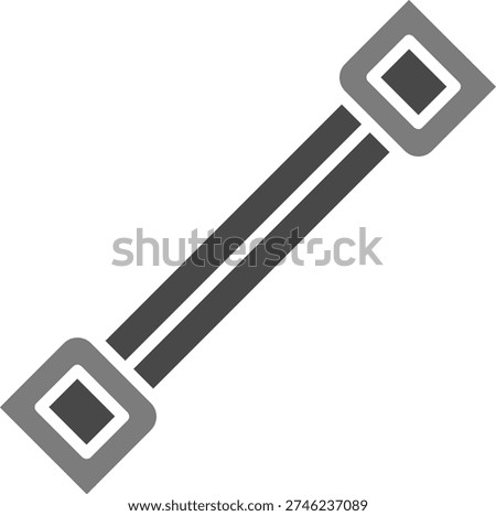 Chest Expander vector icon. Can be used for printing, mobile and web applications.