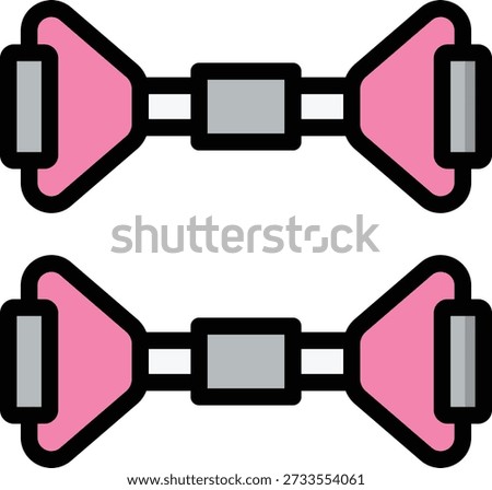 Chest Expander Vector Icon Design Illustration