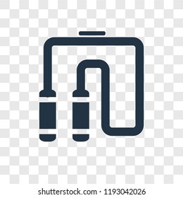 Chest expander vector icon isolated on transparent background, Chest expander transparency logo concept