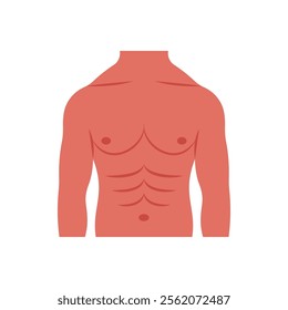 Chest, Human Body Part Illustration