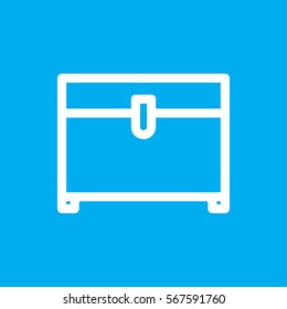 chest icon illustration isolated vector sign symbol
