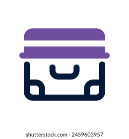 chest icon. vector dual tone icon for your website, mobile, presentation, and logo design.