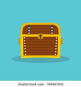 Chest icon. Vector illustration.