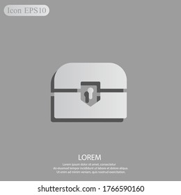 chest icon. Vector illustration EPS 10.
