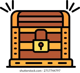 Pecho Nuevo Vector de diseño de iconos creativos