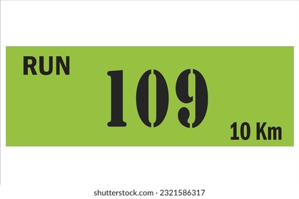 Chest number modern minimalist design concept.