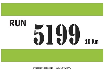 Chest number modern minimalist design concept.
