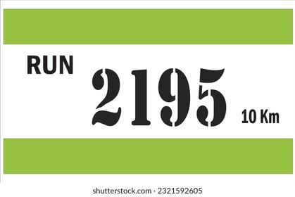 Chest number modern minimalist design concept.