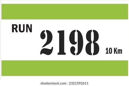 Chest number modern minimalist design concept.