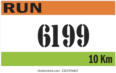 Chest number modern minimalist design concept.
