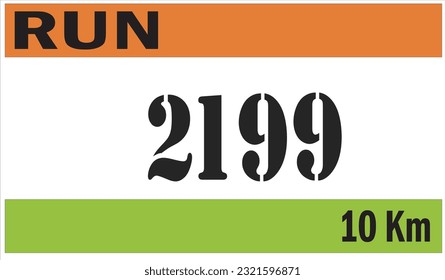 Chest number modern minimalist design concept.